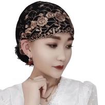 New Style YASEEN Muslim Headwear Lady Hijabs Bonnet  Soft Lace Turban Cap Women Breathable Eco-Friendly Four Seasons Free size juoda