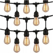 Lauko girlianda su 20 LED lempučių, 20 m, E27, GARDEN