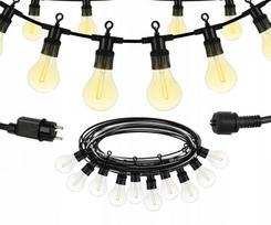 Lauko girlianda, 20 m, 20 LED lemputės