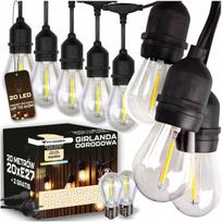 Lauko girlianda GARDEN LIGHT, 20 m, 22 LED lemputės, iki 60 m