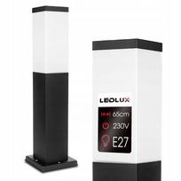 Lauko šviestuvas stulpelis LED E27, 65 cm, juodas, IP44