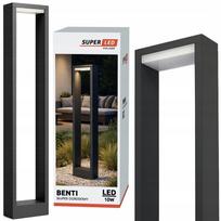 Lauko LED šviestuvas 10W, 60 cm, juodas, PREMIUM