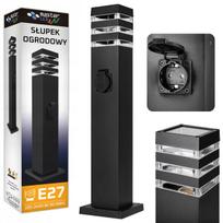 Lauko šviestuvas stovas SOCKET, 60 cm, E27, 230V, LED