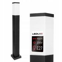 Lauko stovas LED lempai E27, 90 cm, juodas, IP44
