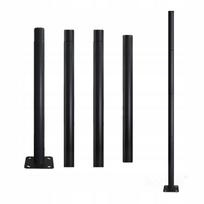 Lauko šviestuvo stulpas, sulankstomas, su inkaru, 4 m, fi60