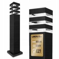 Lauko šviestuvas stovas LED E27, 80 cm, juodas