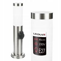 Lauko šviestuvas stovas LED E27, 45 cm, nerūdijantis plienas