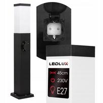 Lauko stovas lempa LED E27, 45 cm, juoda, dekoratyvinė