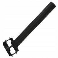 Lauko šviestuvo sieninis laikiklis StreetGrip, juodas, ⌀60 mm, 48 cm