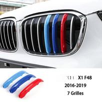3 Spalvų Automobilio Priekinės Grotelių Dangtelis Buferio Juostelės Lipdukai X1 X3 X4 X5 X6 F25 F26 F48 G01 G02 G20 G28 Automobilio Stiliaus Aksesuarai black