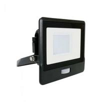Lauko LED prožektorius V-TAC Samsung, 30W, 6000K, 2340 lm, su judesio jutikliu ir mufomis