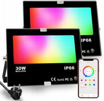 LED prožektorius iLC RGB 30 W, spalvą keičiantis, 2 vnt.