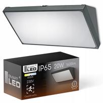Lauko sieninis LED šviestuvas su judesio jutikliu, IP65