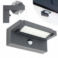 Sieninis LED šviestuvas su judesio jutikliu, 21W, tamsiai pilkas, IP65, SU-MA