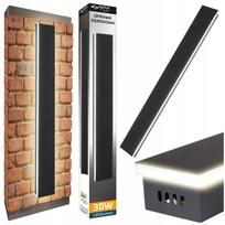 Lauko LED fasado sieninis šviestuvas LARA 30W, 100 cm