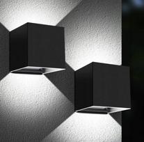 Lauko LED sieninis šviestuvas, 20W, atsparus korozijai, atsparus vandeniui, modernus