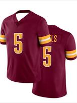 New Summer Men Fashion American Football Jersey Rugby Jersey Sportswear Training Jersey Commanders Red Skin T-shirt Sweatshirt 3XL