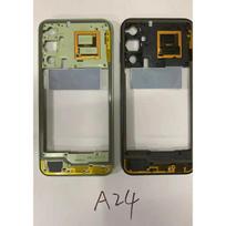 NEW Middle Housing Plate Frame Repair With Buttons Parts for Samsung Galaxy A24 SM-A245 A245 Back Housing Frame juoda