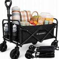 Lauko sulankstomas vežimėlis GARDEN SHOPPING, lengvas, transportavimui, paplūdimiui