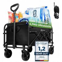 Sulankstomas vežimėlis GARDEN TROLLEY su rankena, iki 100 kg