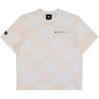Adidas Originals x Bad Bunny x Mercedes-AMG Petronas Formula 1 logotipų detalėmis marškinėliai KD7593 M beige