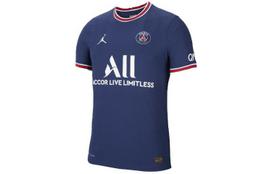 Jordan Paris Saint Germain Pagrindiniai Vapor Match Marškinėliai 2021 22 Su Messi 30 Spausdinimu Moteriški Marškinėliai CV7851-411 M