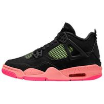 Jordan Air Jordan 4 Kvėpuojantys Vintažiniai Krepšinio Batai Unisex Juodi II1271-001 36 black