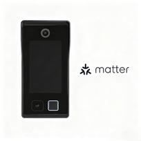 HIWINK  Face  Doorbell  Matter Protocol 1080P  Camera IP65  Face Palm Vein Fingerprint IC Card NFC Password Unlock (Black,Two-Way Intercom&Bluetooth) juoda