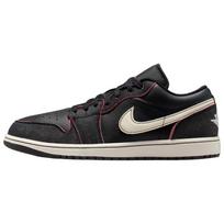 Jordan Air Jordan 1 Low top Vintage Basketball Shoes Unisex Black IR0842-010 41