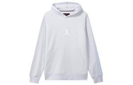 Jordan Flight MVP Logo Label Hooded Casual Fleece Lined Long Sleeved Sweatshirt Men's White Gold FN6353-043 L