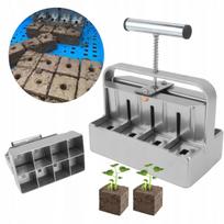 Rankinė dirvos formavimo forma 4x4 cm soil blocker