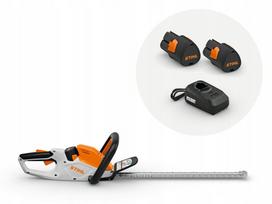 Gyvatvorių žirklės Stihl HSA40, belaidės, 50 cm, AS2 akumuliatorius, rinkinys