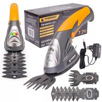 Krūmų ir žolės žirklės POWERMAT 7.2V PM-ANTK-7.2T, belaidės
