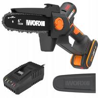 Belaidis mini pjūklas WORX WG327E, 2Ah, šakoms sode
