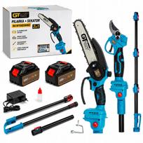 Sodo įrankių rinkinys Golden Tools su pjūklu, 36V, 550 W, 250 cm