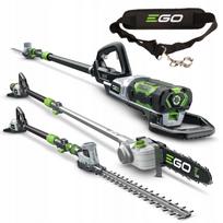 Sodo įrankių rinkinys EGO Power+ Pro X PPCX1000: 56V teleskopinė grandininė ir gyvatvorių žirklės