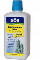 Priemonė nuo dumblių vidaus fontanams SÖLL ZierbrunnenKlar, 0,5 l (1 250 l vandens)