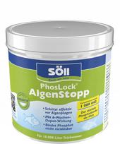 Priemonė nuo dumblių SOLL PhosLock, 500 g, iki 10 000 l, veikimas 6 savaitės