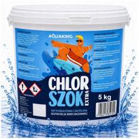 Baseino chloras AQUAKING greitam vandens dezinfekavimui, 5 kg granulės
