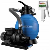 Baseino siurblys su smėlio filtru 10200 l/val. ir vandens testeris