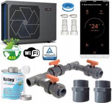 Baseino šilumos siurblys Fairland Inver-S 10 kW su „WiFi“ ir apėjimo vožtuvu