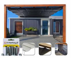 Individualiai siūta audinio stoginė – lengva ir patvari terasa ar pergolai