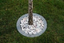 Medžių ir krūmų apvadas innoVal, pilkai granito spalvos, 50 cm skersmens