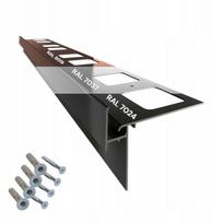 Ruda tiesi profilio gaubto juosta RENOPLAST K35, 200 cm