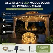 LED apšvietimo saulės modulis MINZO paviljonui