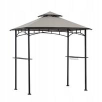 Sodo paviljonas 1,5x2,5 m, pilkas