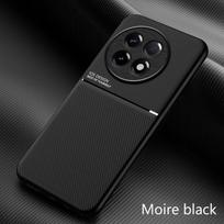 OnePlus 13 12 11 10T ACE Pro 5 2 13R 11R 10T telefono dėklas Atsparus smūgiams PU oda Matinis Minkštas Plonas Dangtelis OnePlus 13 juoda