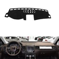For Volkswagen Touareg 2011 2012-2018 Right and Left Hand Drive Car Dashboard Covers Mat Shade Cushion Pad Carpets Accessories Black Edge black