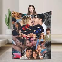 Filmo Culpa Mia Antklodė Kokybiška Šilta Minkšta Mesti Antklodė Žiemos Kelionės Biuro Kėdė Sofa Lova Purus Antklodė 30x40in black