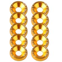 Car Modified Hex Fasteners Fender Washer Bumper Engine Concave Screws Aluminum JDM Fender Washers and M6 Bolt